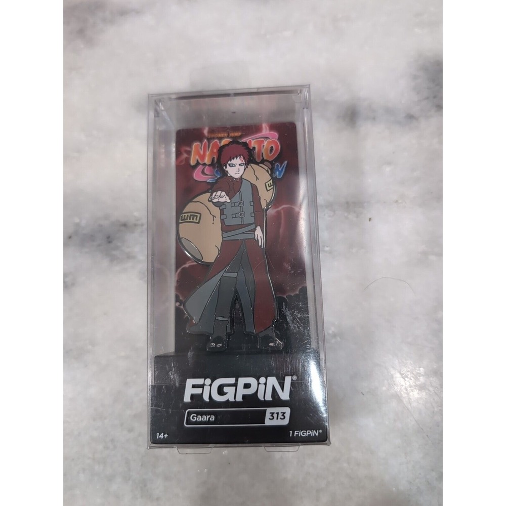 FIGPIN #313, Naruto‎ Shippuden Gaara, Premium Display Case, Enamel Pin, Unlocked
